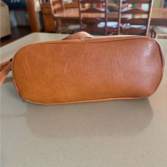 Boho Tan Studded Shoulder Bag - Picture 4 of 5